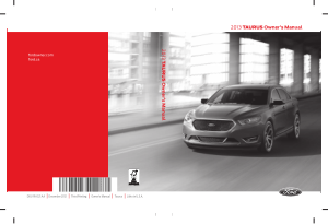 2013 Ford Taurus Owners Manual